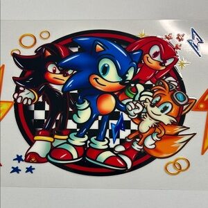 Sonic 2 Cup Decal